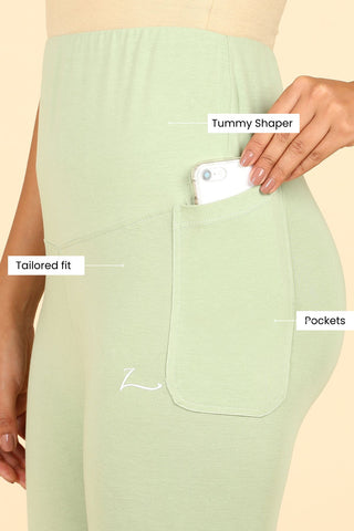 247 Zactive™ Pista Zipless Maternity Top & Legging Set