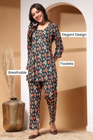 Midnight Bloom Maternity Co-ord Set - House Of Zelena™