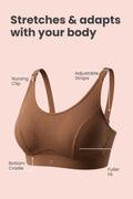 SecureFit Cotton Non-Padded Feeding Bra - Skin
