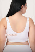 247 (Upgraded) White Modal Padded Maternity Feeding Bra