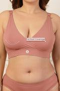 247 Extra Support Cotton Feeding Bra with Adjuster - Caramel