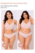 Sculpt & Lift Scallop Nursing Bra - Blush