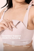 Sculpt & Lift Scallop Nursing Bra - Blush