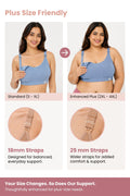 Riva Fine-Rib Cotton Feeding Bra - Mist