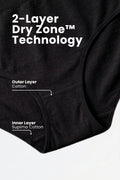 The Invisible Panty (Cotton | High Rise | Black)
