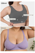 Sculpt & Lift Cotton Sports Bra - Grey