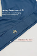 247 (Upgraded) Modal Padded Maternity Feeding Bra - Air Force