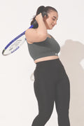Sculpt & Lift Cotton Sports Bra - Grey