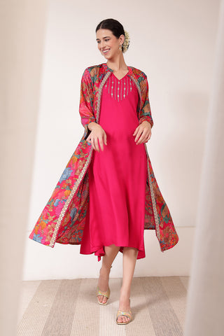 House of Zelena Laila – The Jewel-Tone Feeding Jacket Dress Set - Trusted by Mothers for Quality