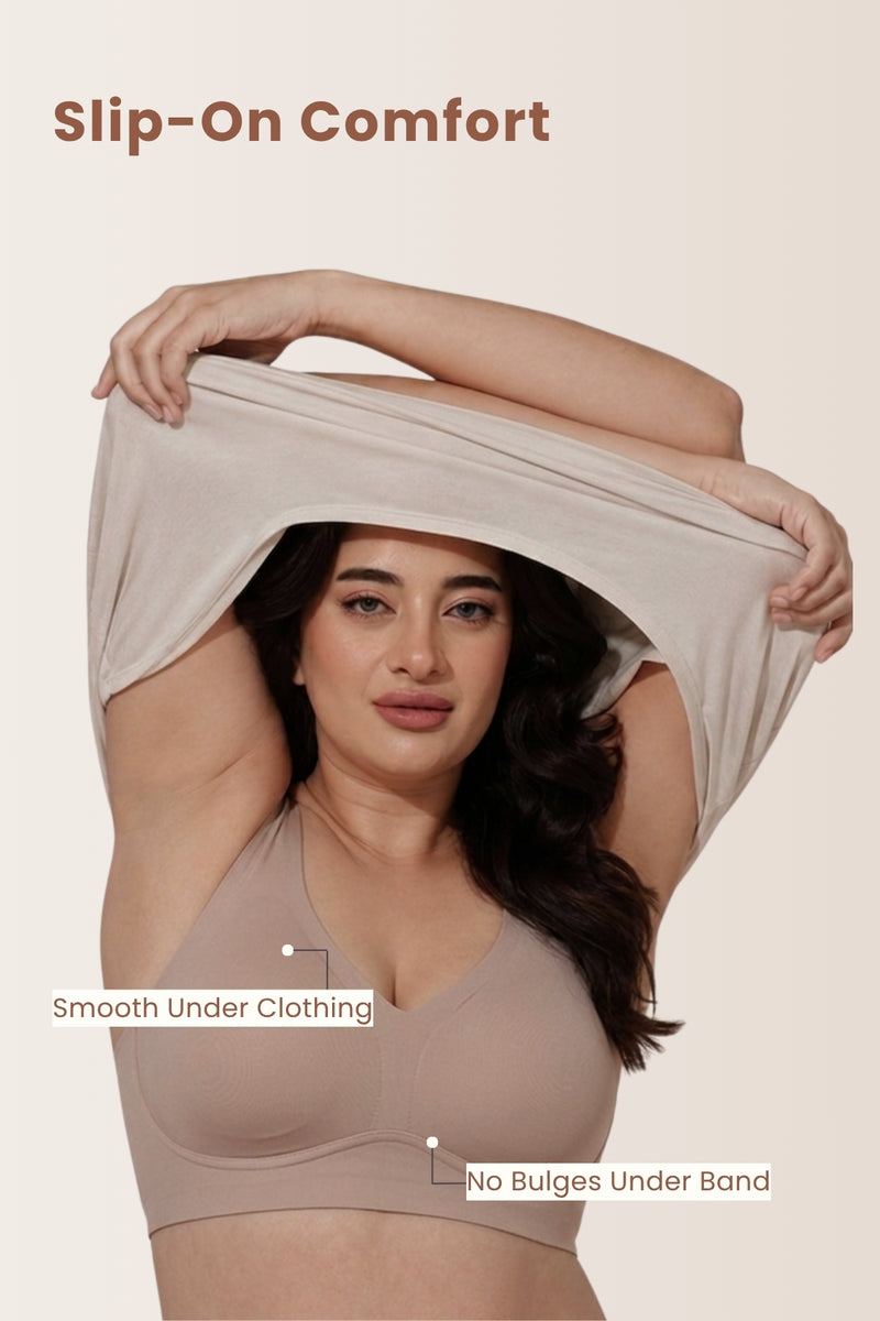Sculpt & Lift Wave Edition Bra - Champagne