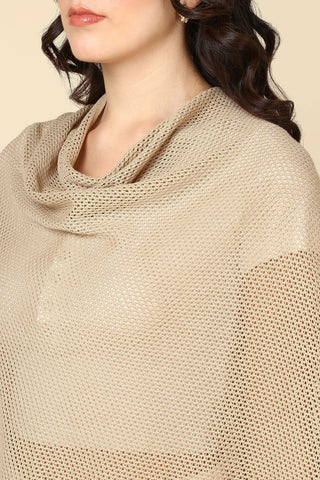 Beige Honeycomb Feeding & Nursing Cover