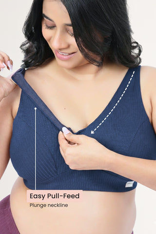 Sera Broad-Rib Bra - Airforce