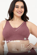 Natural Shape Wide Rib Bra - Blush