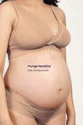 247 (Upgraded) Dark Skin Modal Padded Maternity Feeding Bra