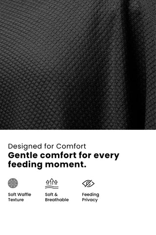 Amara Nursing Cover - Black
