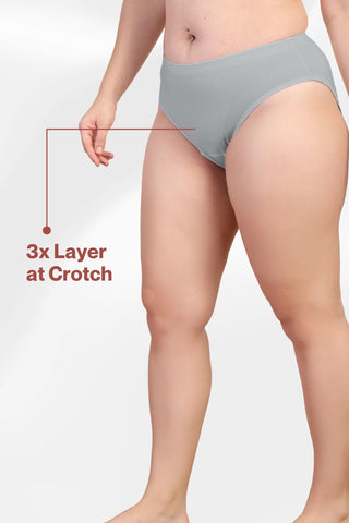 247 Light Grey Maternity Panty (Pregnancy & Postpartum)