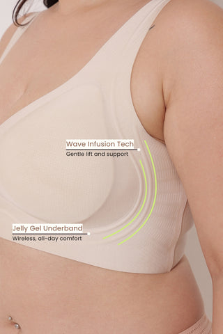 Sculpt & Lift Wave Edition Bra - Ivory