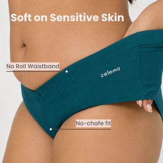 Modal C-Section Panty - Medium Teal