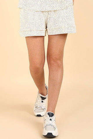 Off White 100% Cotton Shorts (Pregnancy & Postpartum)