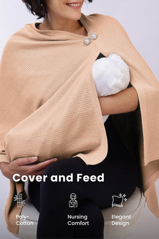 Diana Nursing Cover - Champagne