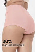 Pregnancy Panty – Over-the-Belly (Rib Textured) - Rose gold
