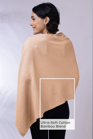 Maternity Elena Nursing Cover - Champagne