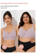 Sculpt & Lift Powermesh Nursing Bra - Lavender