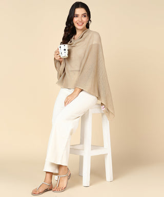 Beige Honeycomb Feeding & Nursing Cover - House Of Zelena™