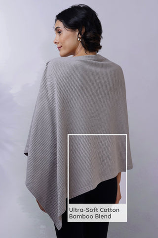 Maternity Amara Nursing Cover - Grey