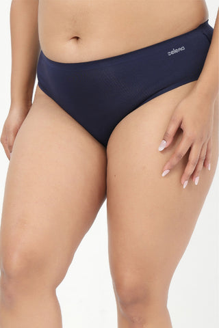 Modal Bonded Mid Rise Hipster - Navy