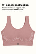 Sculpt & Lift Cotton Sports Bra - Hazel