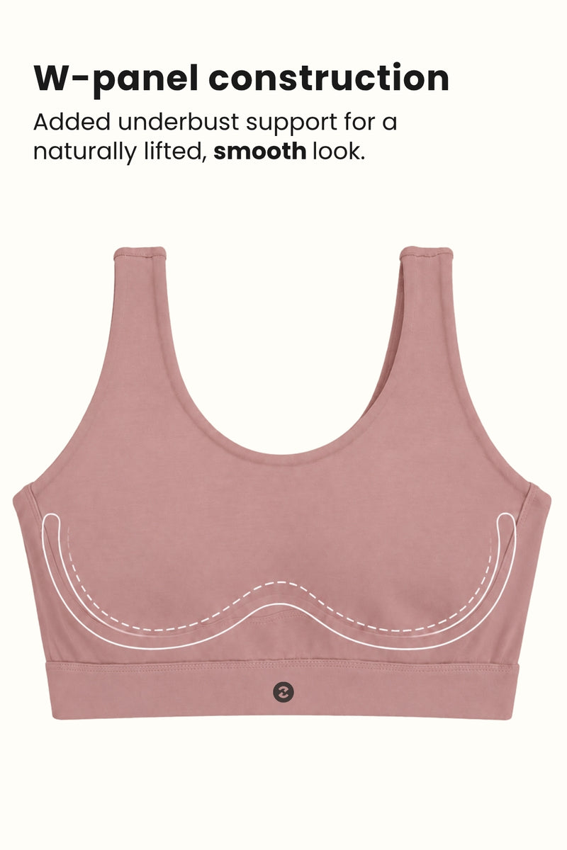 Sculpt & Lift Cotton Sports Bra - Hazel