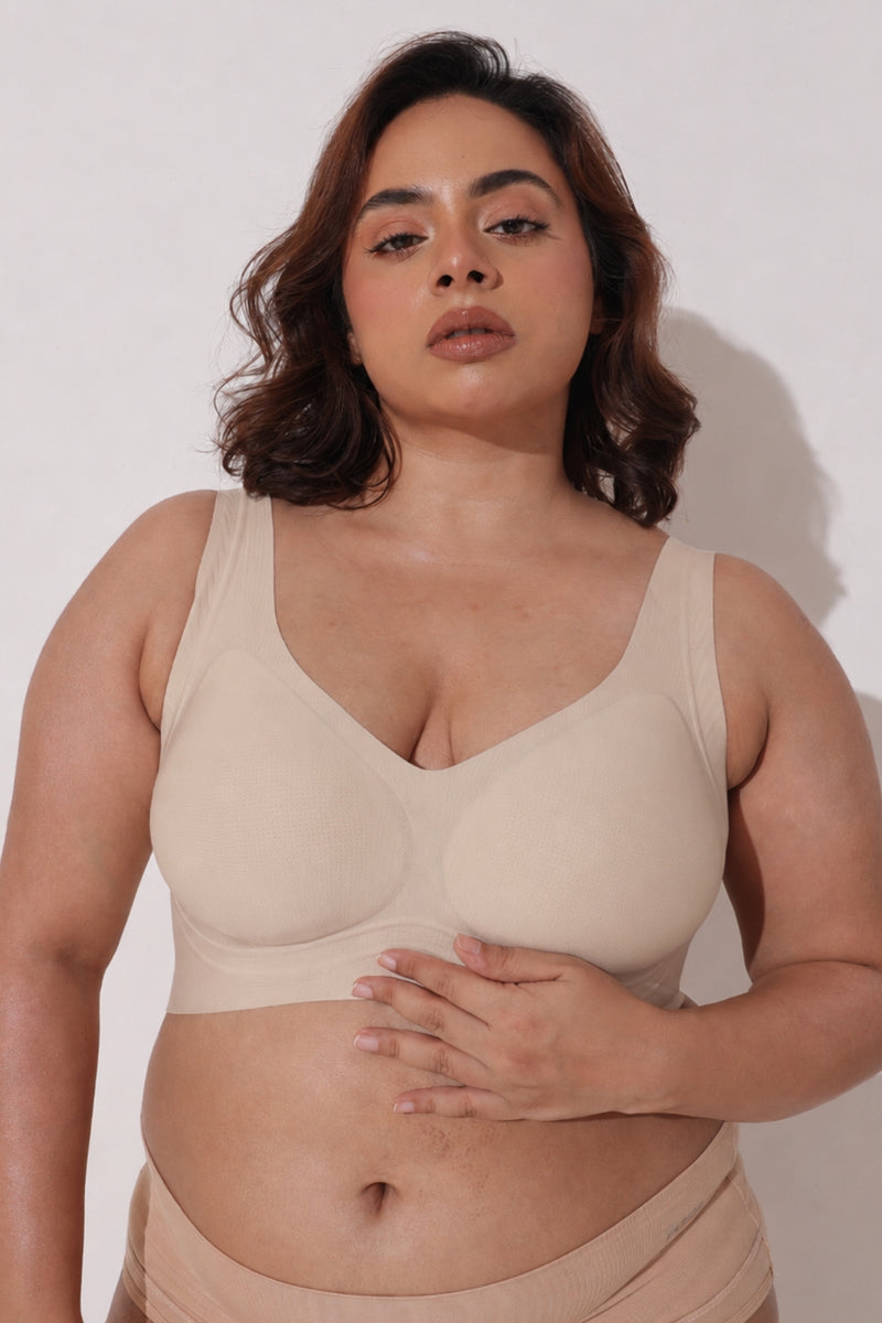 Sculpt & Lift Wave Edition Bra - Champagne
