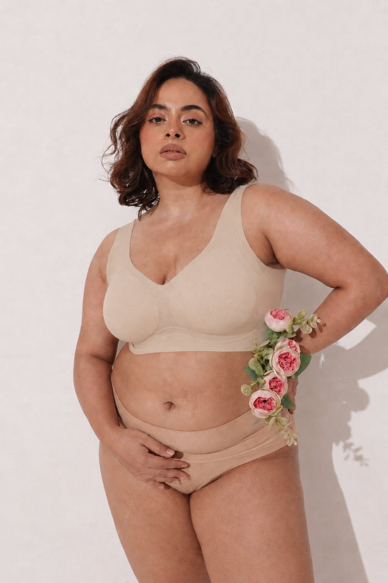 Sculpt & Lift Wave Edition Bra - Champagne