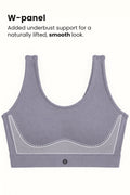 Sculpt & Lift Cotton Sports Bra - Grey