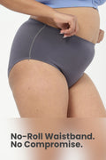 The Invisible Panty (Cotton | High Rise | Dark Grey)
