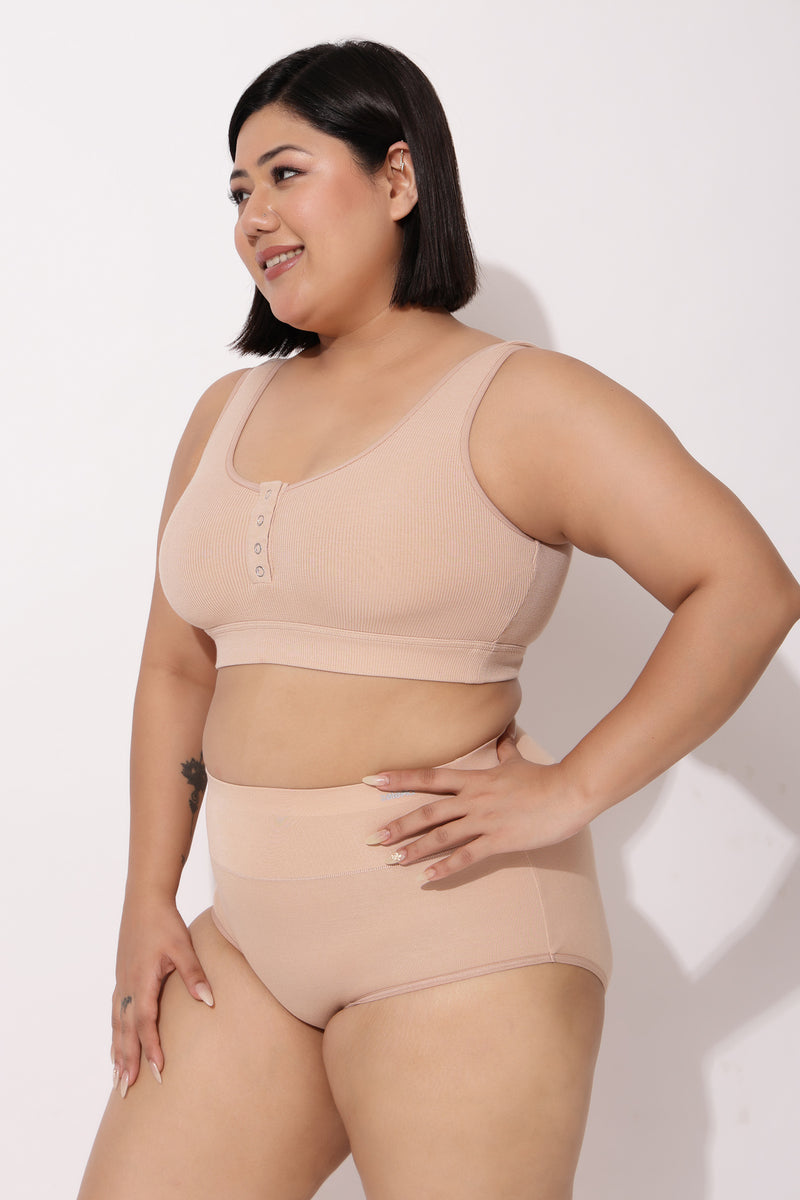 Cool Girl Nursing Bra - Skin