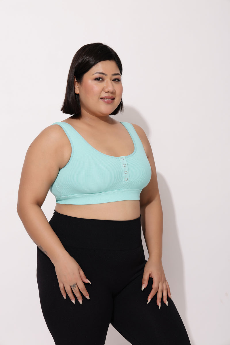Cool Girl Nursing Bra - Aqua