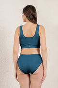 Airforce Bra straps; adjuster mechanism secures fit to prevent slippage.