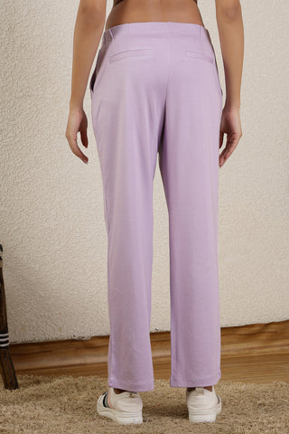 Lavender Flare Maternity Pants (Pregnancy & Postpartum)