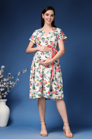 https://houseofzelena.com/collections/maternity-dresses/products/marisa-belted-floral-cotton-poplin-zipless-feeding-shirt-dress
