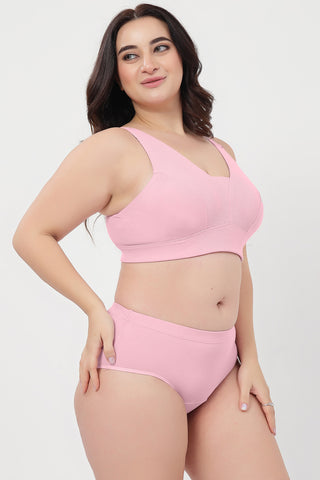 Sera Fine Rib Mid Rise Hipster Pack of 3 - (Skin, Pink, Black)