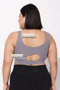 Sculpt & Lift Cotton Sports Bra - Grey