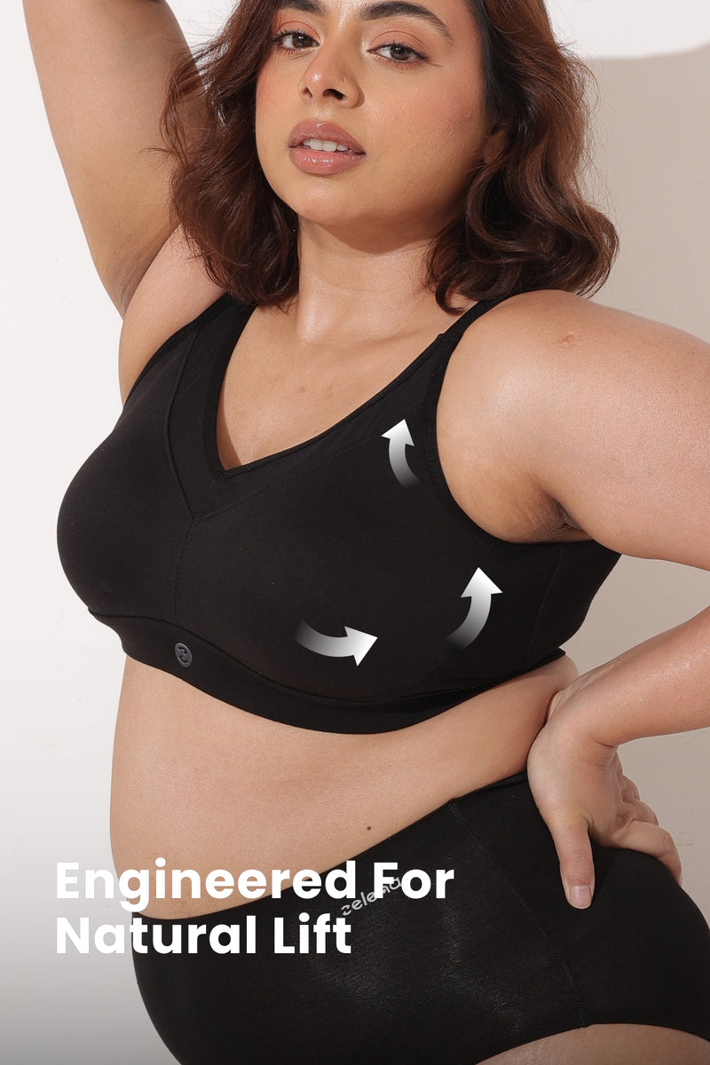 Sculpt & Lift Moulded Bra - Black