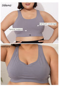 Sculpt & Lift Cotton Sports Bra - Grey