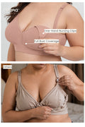 Lira Ribbed Cotton Nursing Padded Bra - Caramel