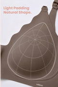 Sculpt & Lift Scallop Nursing Bra - Chrome