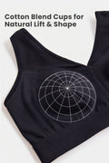 Sculpt & Lift Powermesh Bra - Black