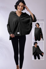 Maternity Elena Nursing Cover - Black