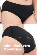 The Invisible Panty (Modal | Mid Rise | Black)